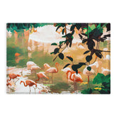 83 Oranges Flamingo Sighting Jungle Nature Outdoor Rug