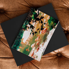 83 Oranges Flamingo Sighting Jungle Nature Spiral Notebook