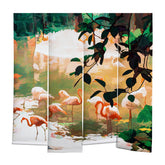 83 Oranges Flamingo Sighting Jungle Nature Wall Mural