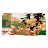 83 Oranges Flamingo Sighting Jungle Nature Beach Towel