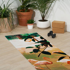 83 Oranges Flamingo Sighting Jungle Nature Yoga Mat