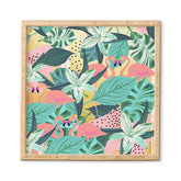 83 Oranges Flamingo Tropical Framed Wall Art