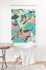 83 Oranges Flamingo Tropical Art Print And Hanger