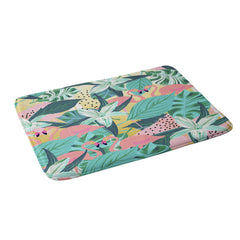 83 Oranges Flamingo Tropical Memory Foam Bath Mat