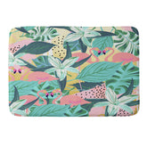 83 Oranges Flamingo Tropical Memory Foam Bath Mat