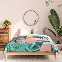 83 Oranges Flamingo Tropical Comforter