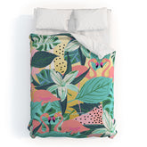 83 Oranges Flamingo Tropical Duvet Cover