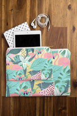 83 Oranges Flamingo Tropical Pouch