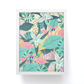 83 Oranges Flamingo Tropical Framed Mini Art Print