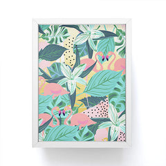 83 Oranges Flamingo Tropical Framed Mini Art Print