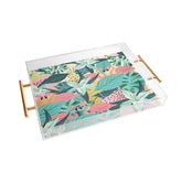 83 Oranges Flamingo Tropical Acrylic Tray