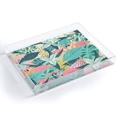 83 Oranges Flamingo Tropical Acrylic Tray