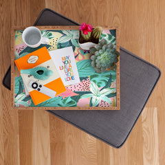 83 Oranges Flamingo Tropical Rectangular Tray