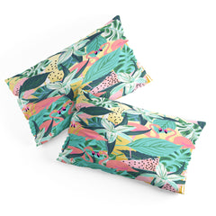 83 Oranges Flamingo Tropical Pillow Shams