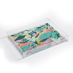 83 Oranges Flamingo Tropical Acrylic Tray