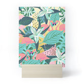83 Oranges Flamingo Tropical Mini Art Print