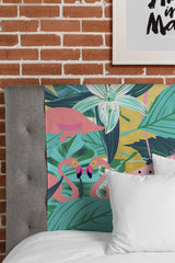 83 Oranges Flamingo Tropical Tapestry