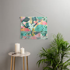 83 Oranges Flamingo Tropical Wall Hanging Landscape