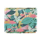 83 Oranges Flamingo Tropical Throw Blanket