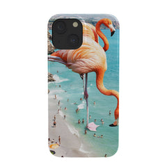 83 Oranges Flamingos on the Beach Wildlife Phone Case