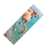 83 Oranges Flamingos on the Beach Wildlife Yoga Mat