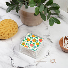 83 Oranges Floral Blush Gold Acrylic Box