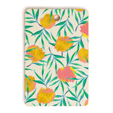 83 Oranges Floral Blush Gold Cutting Board Rectangle