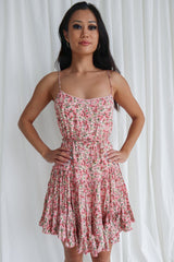 Aryn Mini Dress - Pink Floral