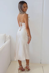 Odette Midi Dress - Champagne
