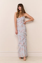 Rialto Floral Chiffon Maxi Dress