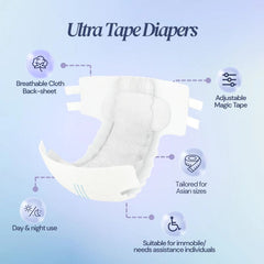 Aire Ultra Tape Diapers (2L Absorbency)