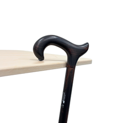 Beechwood Derby Walking Cane with Stick Holder