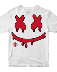 BRED Red Crazy Face Jawn - Original Jawns - White T-Shirt - T-Shirt - Jawns on Fire Sneakers & Shoes