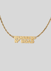 Gold Logo Chain - RUBBER N' ROAD