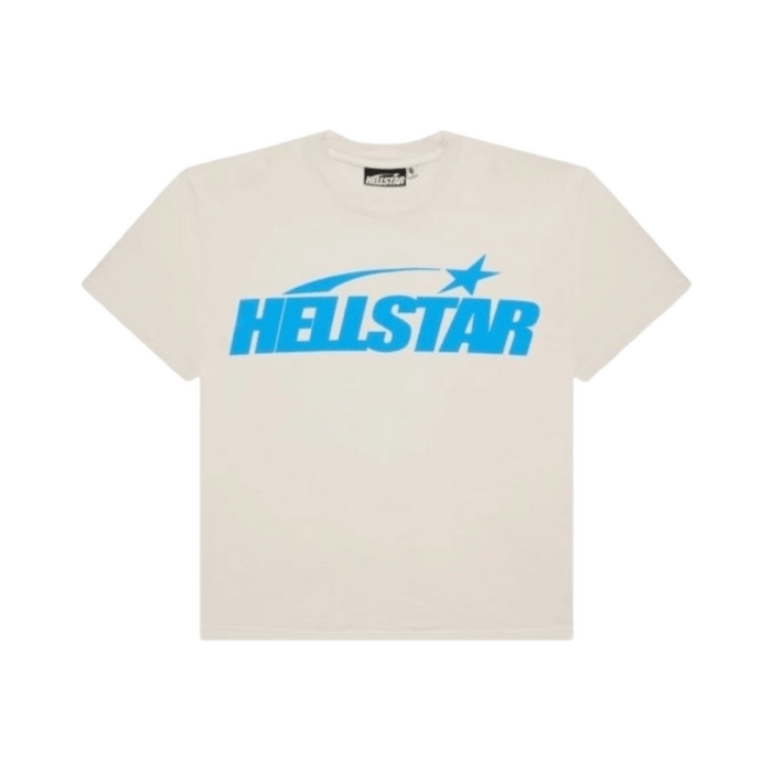 HS Classic T-Shirt - White & Blue Regular Print - T-Shirt - Jawns on Fire Sneakers & Shoes