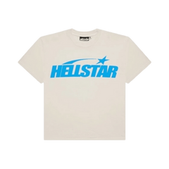 HS Classic T-Shirt - White & Blue Regular Print - T-Shirt - Jawns on Fire Sneakers & Shoes