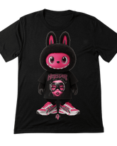 La Bu Bu Hellstar Pink Goggles - Original Jawns - Black T-Shirt - T-Shirt - Jawns on Fire Sneakers & Shoes