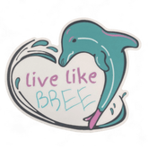 Live Like Bree Sticker - Jawns on Fire Sneakers & Shoes