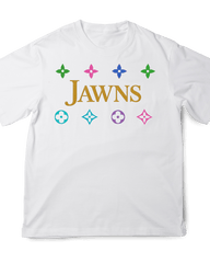 LV Multi Color Jawns - Original Jawns - White T-Shirt - T-Shirt - Jawns on Fire Sneakers & Shoes