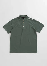 STAND COLLOR &THREE-LINE H EMBROIDERY POLO