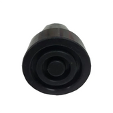 Sturdy Rubber Cane Tips (Black) - 16mm