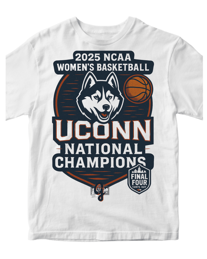 Uconn Huskies 2025 Women's Basketball National Champions - Original Jawns - White T-Shirt - T-Shirt - Jawns on Fire Sneakers & Shoes