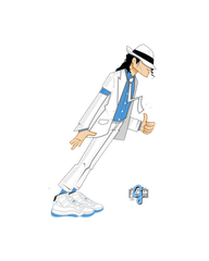 Jordan 11 Columbia MJ - Original Jawns - White T-Shirt - T-Shirt - Jawns on Fire Sneakers & Shoes