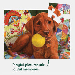 13-Piece Jigsaw Puzzle Puppy Playtime