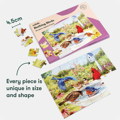 35-Piece Jigsaw Puzzle Bathing Birds