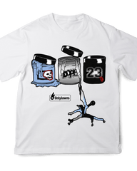 Jordan 5 Metallic Dope Paint - Original Jawns - White T-Shirt - T-Shirt - Jawns on Fire Sneakers & Shoes