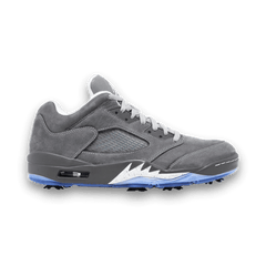 Jordan 5 Retro Low Golf Wolf Grey - Grade School - Golf Sneaker - Jawns on Fire Sneakers & Shoes