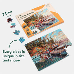 63-Piece Jigsaw Puzzle Lakeside Vacation