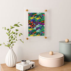 83 Oranges A Beautifully Dark Mind Floating Acrylic Print