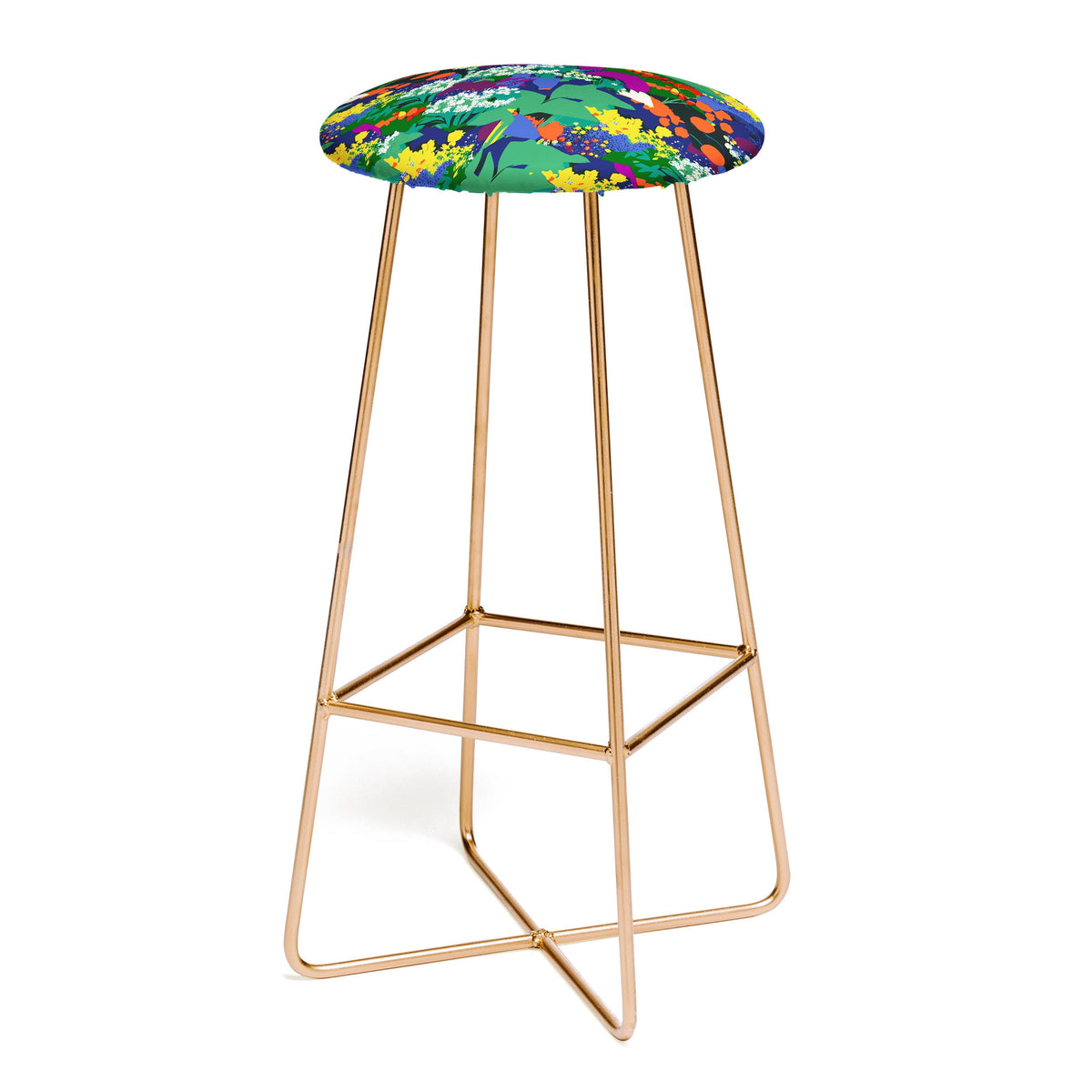 83 Oranges A Beautifully Dark Mind Bar Stool